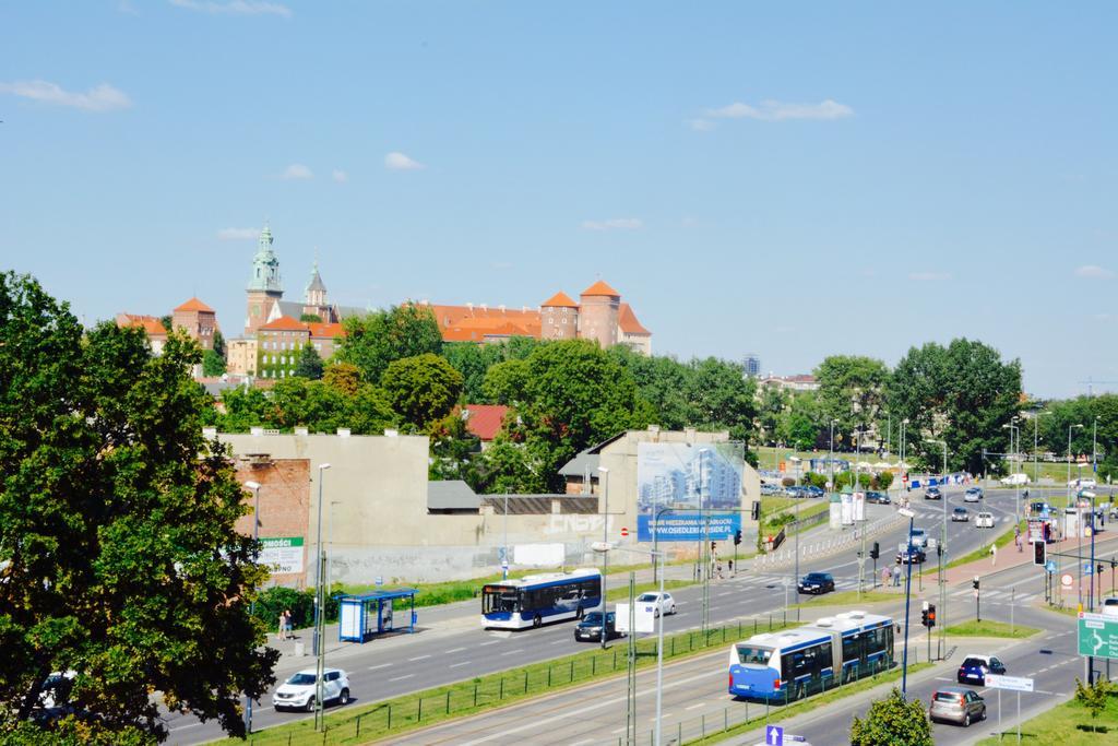 Apartament Z Widokiem Na Wawel W Centrum Miasta 크라쿠프 객실 사진